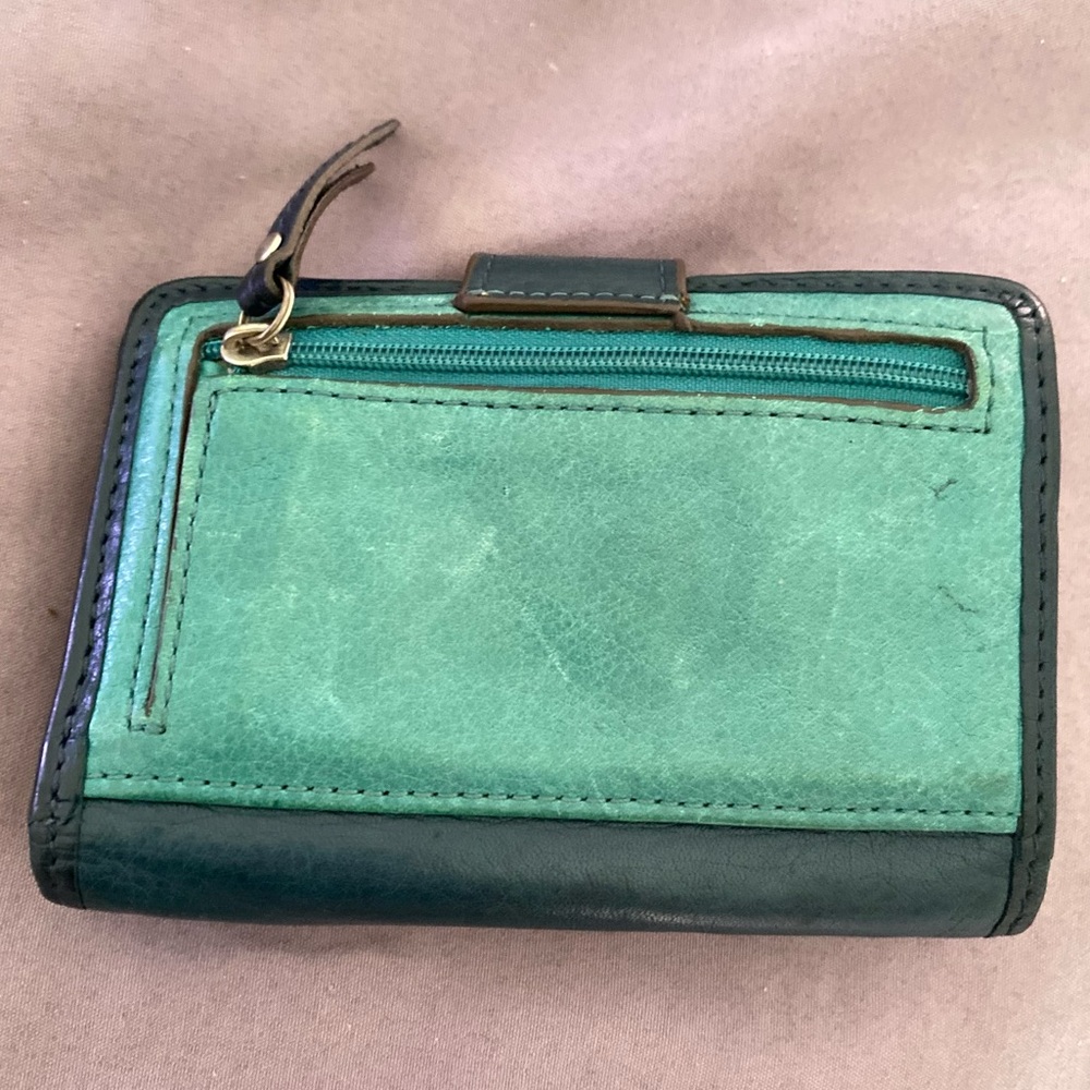 Fossil Ruby Short Wallet Patchwork Rare Item - image 2